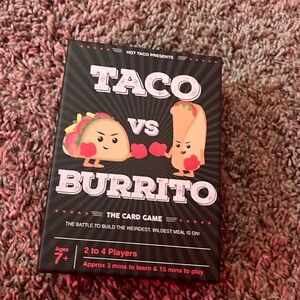 Taco versus burrito the card game